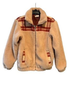 Brixton Rust Orange Lined Jacket XS